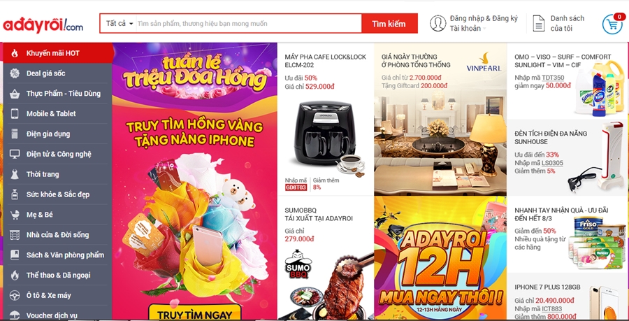 Các nguồn hàng đồ gia dụng