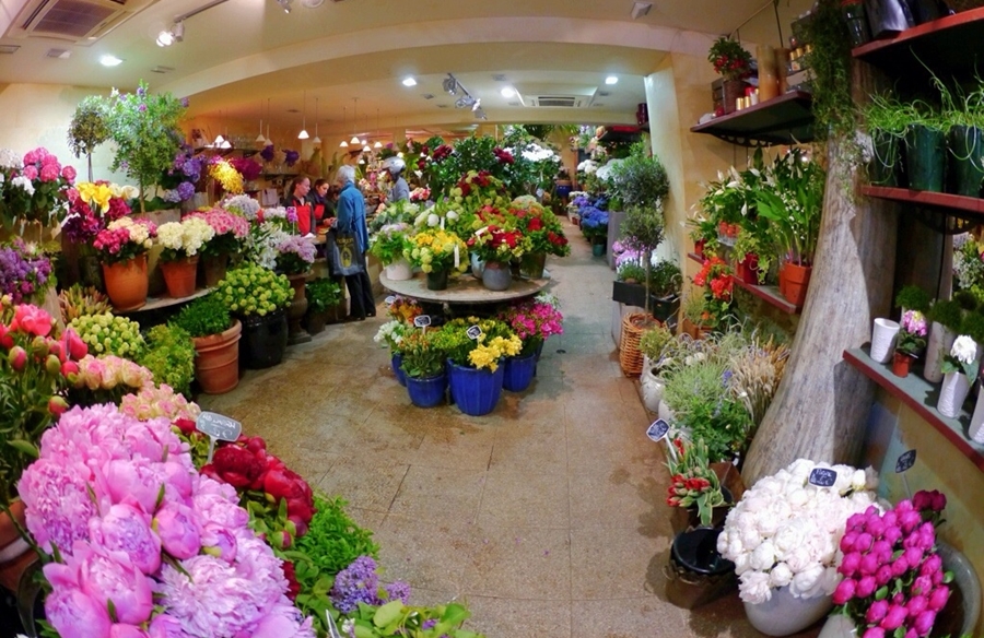 Cách trang trí cửa hàng hoa tươi thu hút
