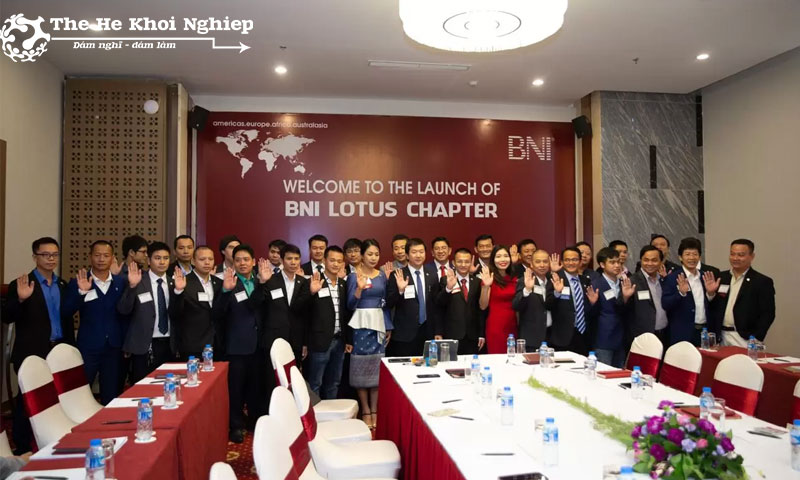 BNI hoạt động với mô hình tối thiểu 20 thành viên 1 chapter trở lên