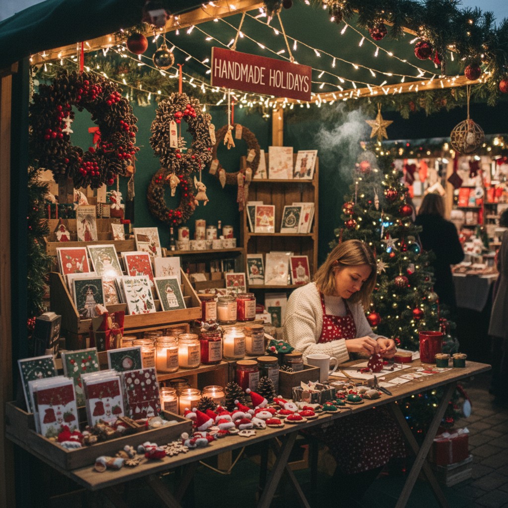 Đồ handmade mùa Noel – lựa chọn độc đáo, giàu giá trị tinh thần và cơ hội khởi nghiệp hấp dẫn trong mùa lễ hội.