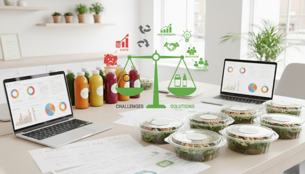 Vượt qua thách thức bằng các giải pháp bền vững là chìa khóa để thành công trong ngành đồ ăn healthy.