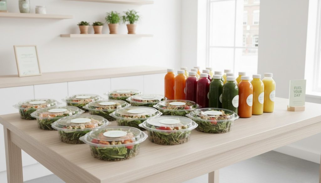 Salad tươi và nước ép dinh dưỡng – sản phẩm chủ lực tạo nên giá trị khác biệt cho mô hình kinh doanh healthy.