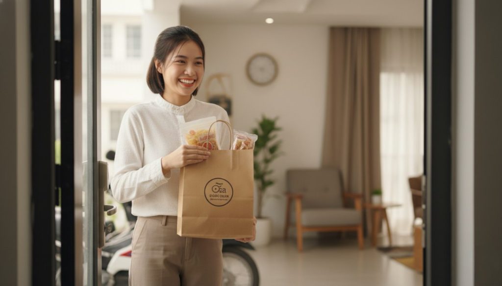 Chất lượng sản phẩm đồng đều và dịch vụ tận tâm – bí quyết chinh phục và giữ chân khách hàng trong kinh doanh đồ ăn vặt online.